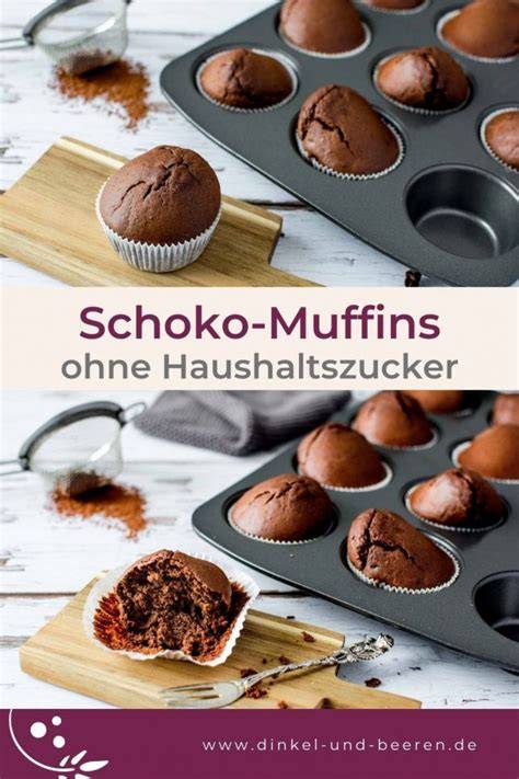 Schoko-Muffins ohne Haushaltszucker