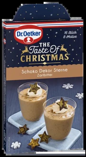Schoko-Sterne mit goldenem Druck