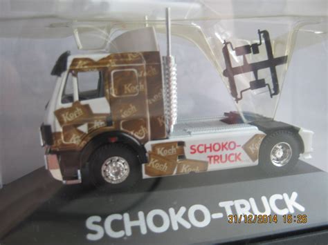 Schoko-Truck im Klarsichtbehälter