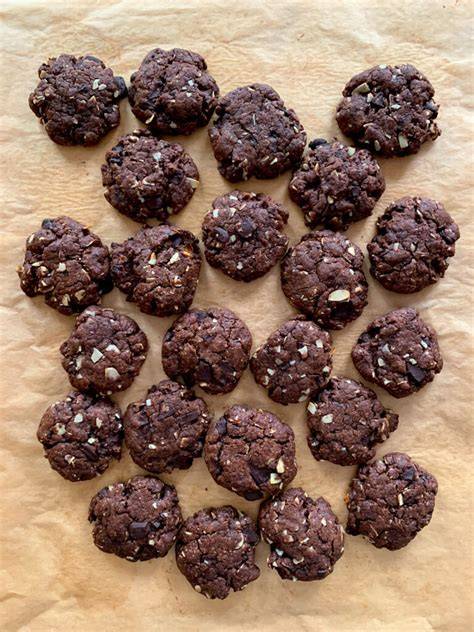 Schokocookies auf Backblech