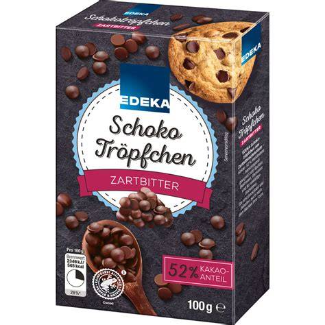 Schokodrops, Chunks und Kuvertüre-Chips