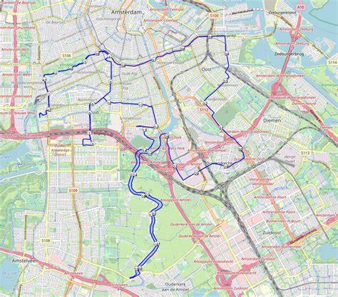 Schokofahrt Etappenkarte Strecke Amsterdam Münster