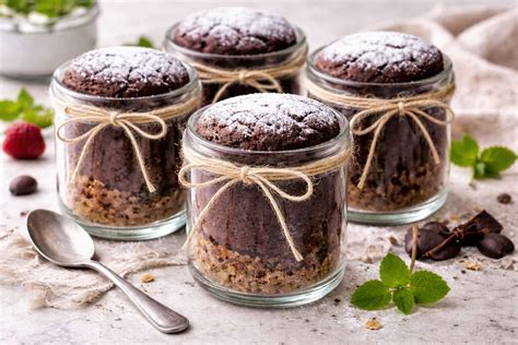 Schokokuchen im Glas - Geschenkidee