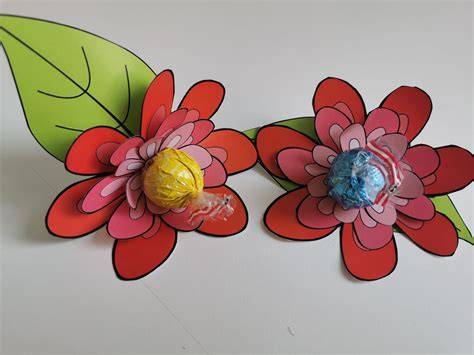 Schokokugel-Blume Muttertag Geschenk