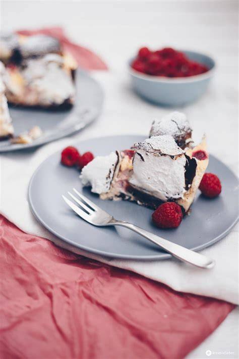 Schokokuss Cheesecake mit Himbeeren