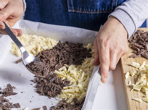 Schokolade, Backpapier, zubereiten, Werkzeuge