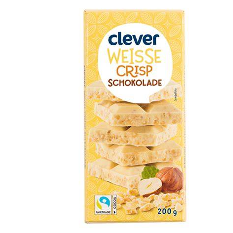 Schokolade mit Crisp - Zutaten und Varianten, z.B. Getreidecrispies, Früchte