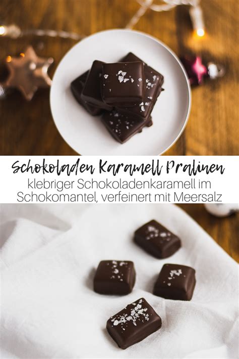 Schokolade mit Karamell und Meersalz - perfekte Kombination