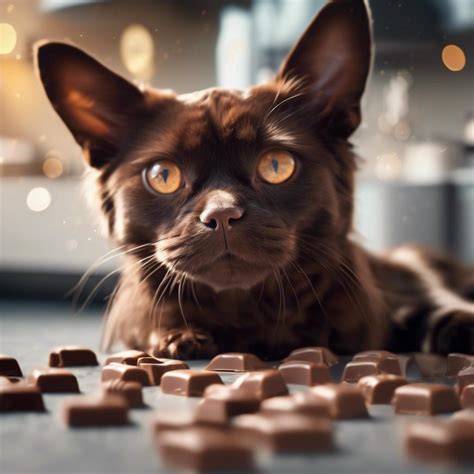 Schokolade und Katze - Warnhinweis