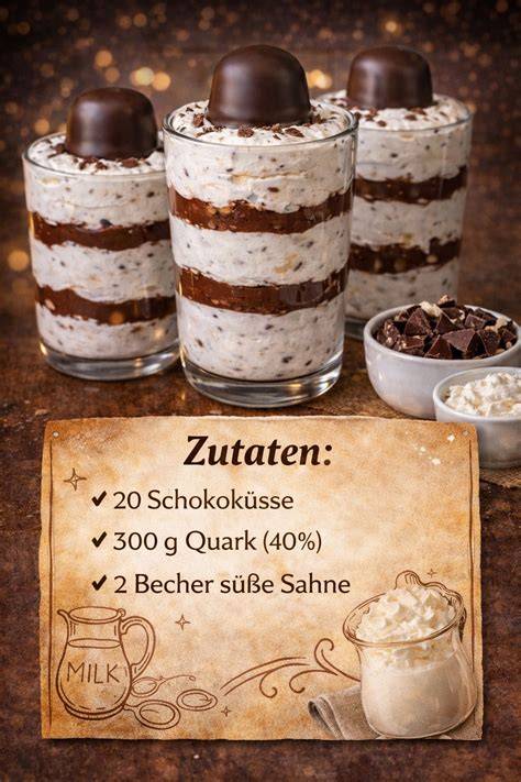 Schokolade vorsichtig unter Sahne heben
