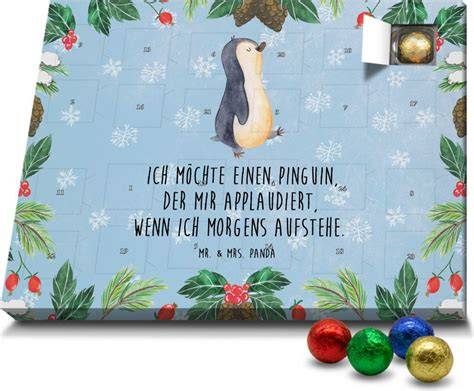 Schokoladen-Adventskalender Mr. & Mrs. Panda - Design und Funktion
