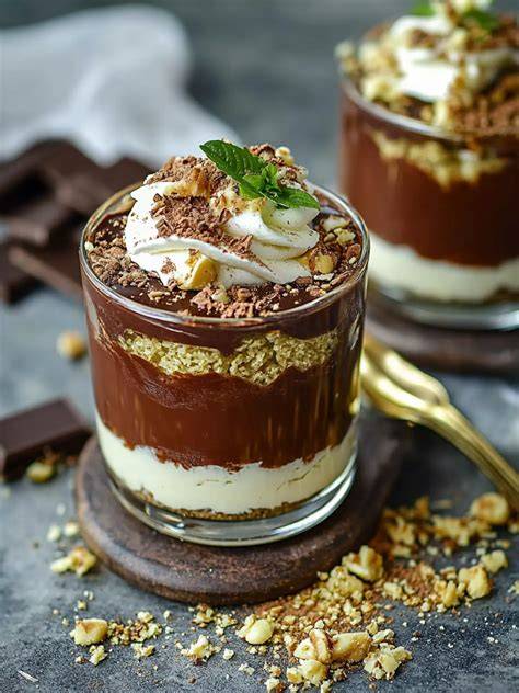 Schokoladen-Pudding im Glas, frisch aus dem Thermomix