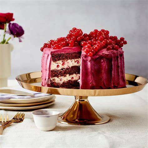 Schokoladen-Rührteig-Torte mit Vanillecreme