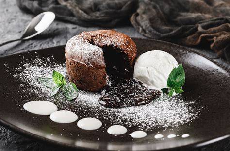 Schokoladen-Soufflé mit flüssigem Kern