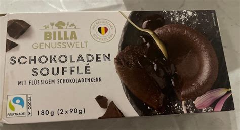 Schokoladen-Stück mit Zutatenbeschriftung