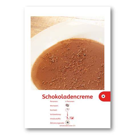 Schokoladencreme aufgeschlagen