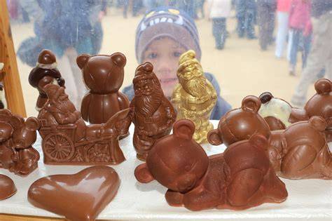 Schokoladenfestivals und Pralinenvielfalt