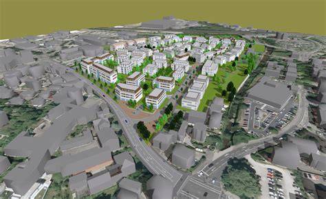 Schokoladenmodell des Stadtviertels Kamionek