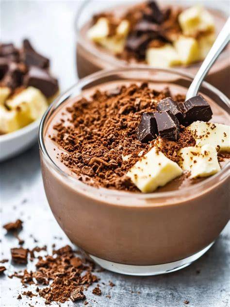 Schokoladenmousse in Desserschalen