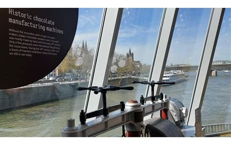 Schokoladenmuseum Köln - Blick auf den Rheinauhafen