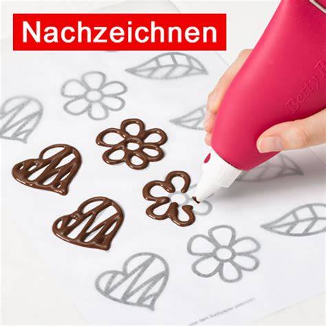 Schokoladensahne im Spritzbeutel