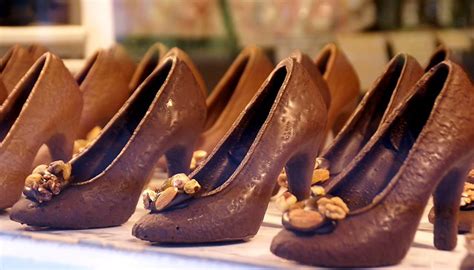 Schokoladenschuhe im Kursstudio