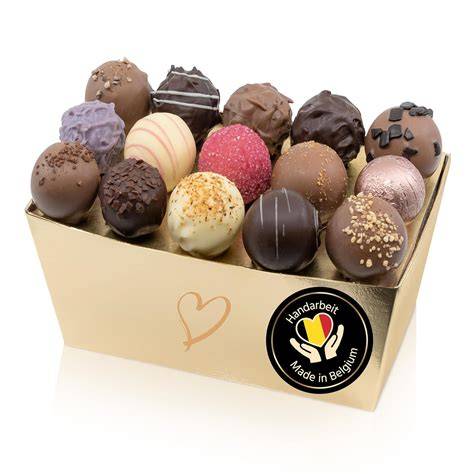 Schokoladensortiment und Pralinen