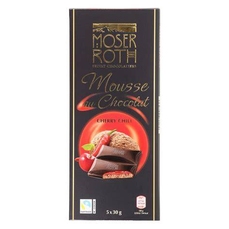Schokoladentafeln MOSER ROTH mit Chili