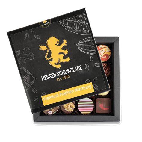 Schokoladentafeln mit individualisierter Banderole der Hessen Schokolade