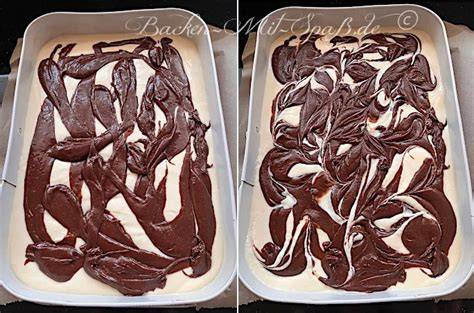 Schokoladenteig in Springform vor dem Backen