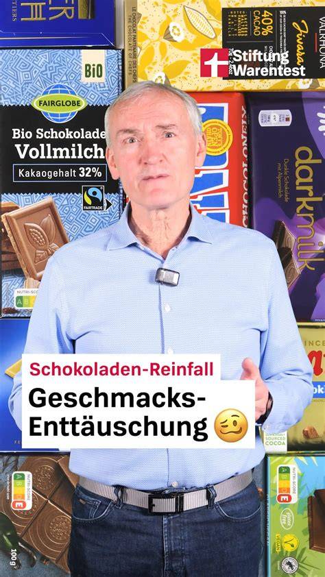 Schokoladentest Aussehen Geschmack