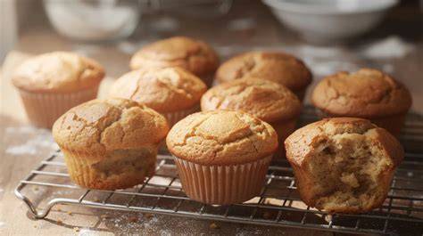 Schokoladige Buttermilch-Muffins frisch gebacken auf einem Kuchengitter