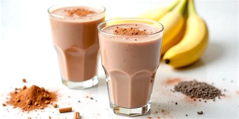 Schokoladiger Avocado-Mandel-Smoothie mit Kakao