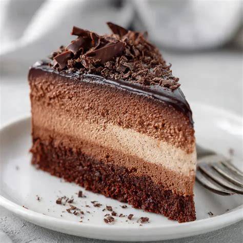 Schokomousse-Torte Dekoration