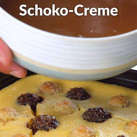 Schokopudding mit Ferrero Rocher und Sahnehäubchen
