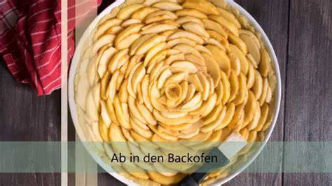Schritt-für-Schritt: Apfelkuchen richtig belegen