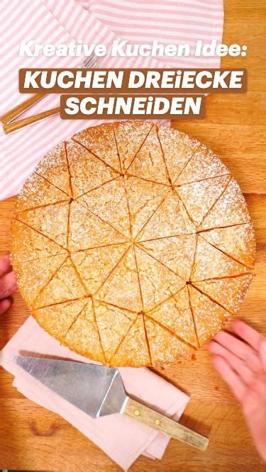 Schritt-für-Schritt: Sternform aus Kuchen schneiden
