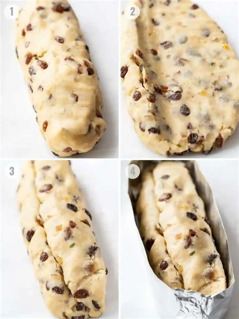 Schritt-für-Schritt: Stollen formen und mit Marzipan füllen