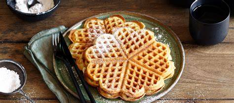 Schritt-für-Schritt: Zitronen-Herzwaffeln mit Vanille und Puderzucker
