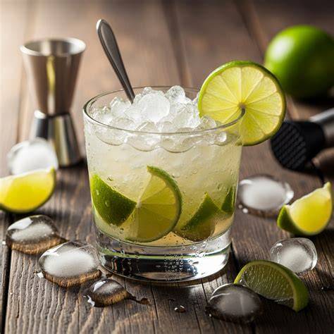 Schritt-für-Schritt Caipirinha im Glas