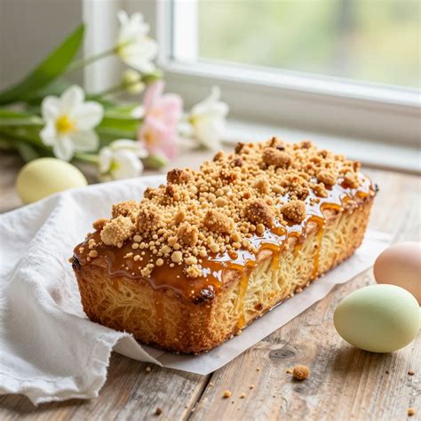 Schritt-für-Schritt Fotostreifen Lochkuchen: Löcher stechen, Pudding füllen, Glasur verteilen