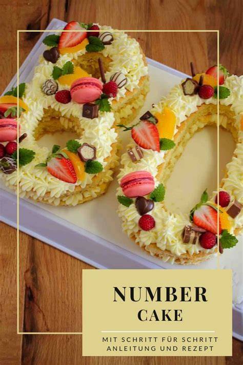 Schritt-für-Schritt Infografik: Number Cake 9 herstellen