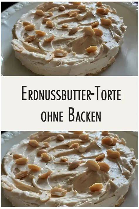 Schritt-für-Schritt Schema Erdnussbutter-Torte