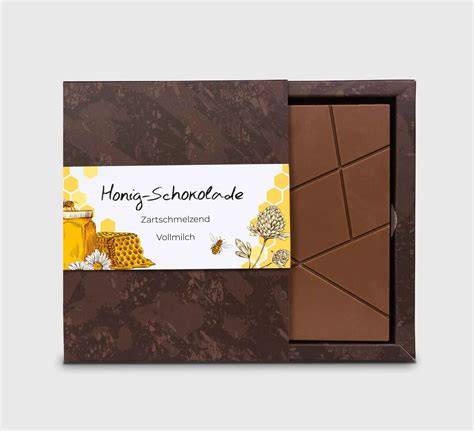 Schritt-für-Schritt Schokolade mit Honig