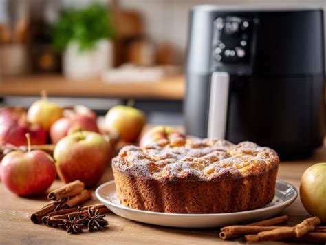 Schritt-für-Schritt Zubereitung Apfelkuchen Airfryer