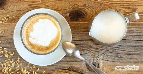 Schritt-für-Schritt Zubereitung Barista Hafermilch
