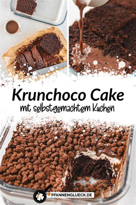 Schritt-für-Schritt Zubereitung Krunchoco Kuchen