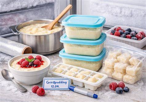 Schritt-für-Schritt-Anleitung: Pudding korrekt einfrieren und auftauen