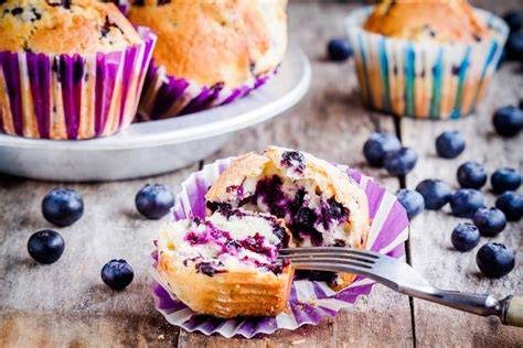 Schritt-für-Schritt-Anleitung Blaubeermuffins ohne Zucker