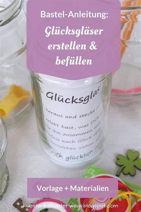 Schritt-für-Schritt-Anleitung Glücksglas DIY: Bastel- und Dekoschritte
